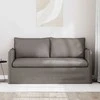 Sofa Taupe 195 x 82 x 85 cm Metalas