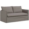 Sofa Taupe 195 x 82 x 85 cm Metalas