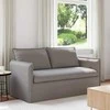 Sofa Taupe 195 x 82 x 85 cm Metalas