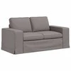 Sofa Taupe 162 x 80 x 82 cm Metalas