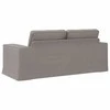 Sofa Taupe 182 x 80 x 82 cm Metalas