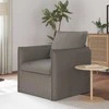 Sofa Taupe 195 x 82 x 85 cm Metalas