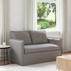 Sofa Taupe 195 x 82 x 85 cm Metalas