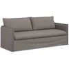 Sofa Taupe 195 x 82 x 85 cm Metalas
