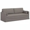 Sofa Taupe 198 x 78 x 80 cm Metalas