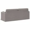 Sofa Taupe 198 x 78 x 80 cm Metalas