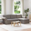 Sofa Tortora 245 x 138 x 80 cm audinys