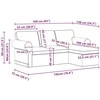 Sofa Tortora 195 x 138 x 80 cm audinys