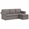 Sofa Tortora 215 x 138 x 80 cm audinys