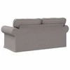 Sofa Taupe 215 x 82 x 80 cm Metalas