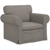 Fotelis Sofa Taupe 215 x 82 x 80 cm Metalas