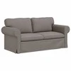 Sofa Taupe 215 x 82 x 80 cm Metalas