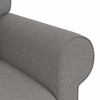 Sofa Taupe 215 x 82 x 80 cm Metalas