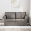 Sofa Taupe 215 x 82 x 80 cm Metalas