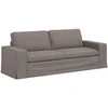 Sofa Taupe 222 x 80 x 82 cm Metalas