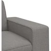 Sofa Taupe 222 x 80 x 82 cm Metalas