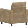 Sofa Taupe 76 x 81 x 87,5 cm Poliesteris
