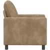 Sofa Taupe 76 x 81 x 87,5 cm Poliesteris