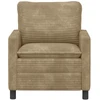Sofa Taupe 76 x 81 x 87,5 cm Poliesteris