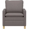 Sofa Taupe Audinys