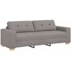 3-Vietis Sofa Taupe 220 cm audinys