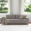 3-Vietis Sofa Taupe 220 cm audinys