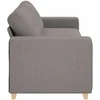 3-Vietis Sofa Taupe 220 cm audinys
