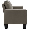 Sofa Taupe Dvivietės audinys