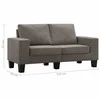Sofa Taupe Dvivietės audinys