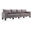Sofa Taupe Keturvietis audinys