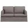 Sofa Taupe 142 x 80 x 85 cm Metalas