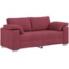 Dvivietė sofa Vyno raudona 180 cm audinys