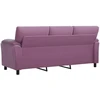 Sofa Violetinė 214 x 85 x 93 cm Aksomas
