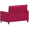 Sofa Vyno raudona 126 x 81 x 87,5 cm Aksomas