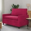 Sofa Vyno raudona 126 x 81 x 87,5 cm Aksomas