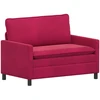 Sofa Vyno raudona 126 x 81 x 87,5 cm Aksomas