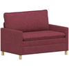 Sofa Vyno raudona 126 x 81 x 87,5 cm Audinys