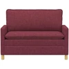 Sofa Vyno raudona 126 x 81 x 87,5 cm Audinys