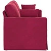 Sofa Vyno raudona 138 x 78 x 80 cm Aksomas
