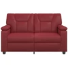 Sofa Vyno raudona 151 x 85 x 93 cm Dirbtinė oda