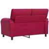 Sofa Vyno raudona 154 x 85 x 93 cm Aksomas