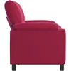 Sofa Vyno raudona 154 x 85 x 93 cm Aksomas
