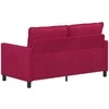 Sofa Vyno raudona 156 x 81 x 87,5 cm Aksomas
