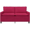 Sofa Vyno raudona 156 x 81 x 87,5 cm Aksomas