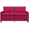 Sofa Vyno raudona 156 x 81 x 87,5 cm Aksomas