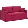 Sofa Vyno raudona 158 x 78 x 80 cm Aksomas