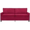 Sofa Vyno raudona 196 x 81 x 87,5 cm Aksomas