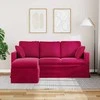 Sofa Vyno raudona 178 x 134 x 80 cm Aksomas