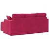 Sofa Vyno raudona 178 x 134 x 80 cm Aksomas