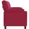 Sofa Vyno raudona 214 x 85 x 93 cm Aksomas